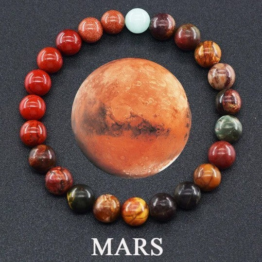 Stone Beads Universe Energy Bracelet Bangle