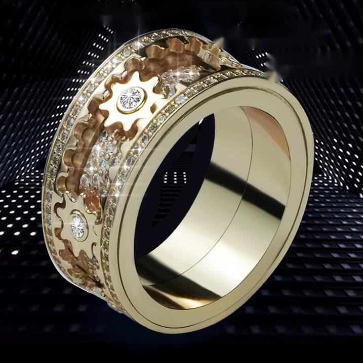 Diamond gear rotating ring