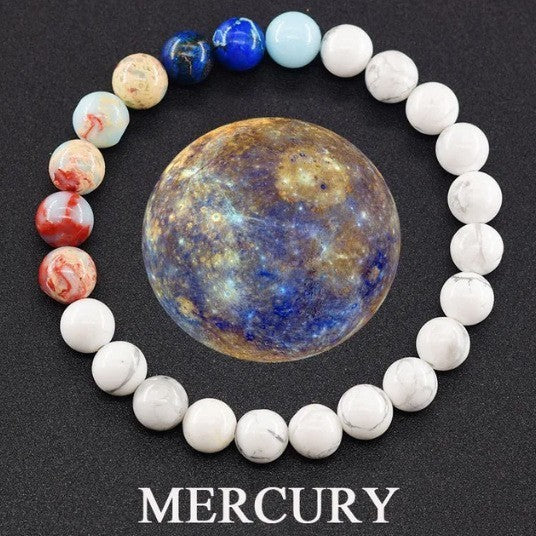 Stone Beads Universe Energy Bracelet Bangle