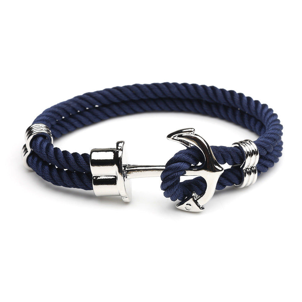 Navy Ship Anchor Handmade Bracelet