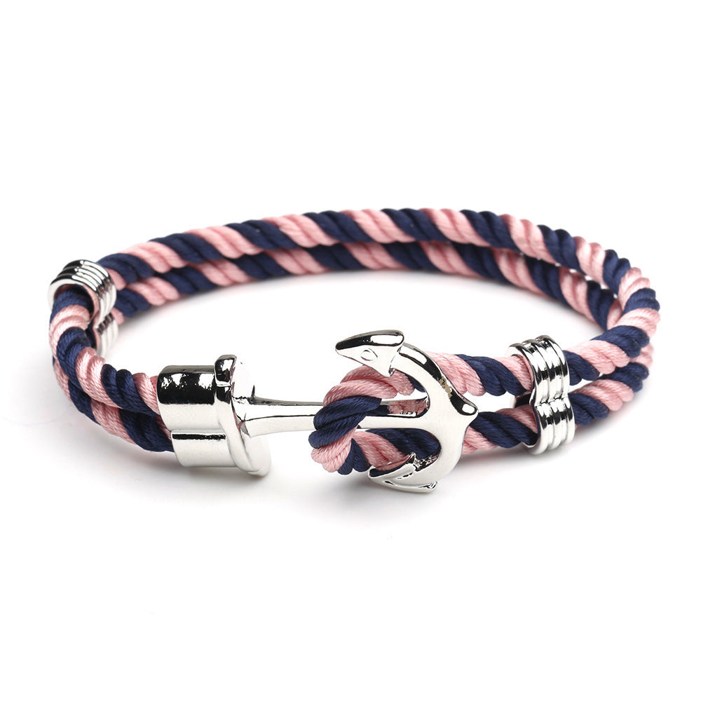 Navy Ship Anchor Handmade Bracelet