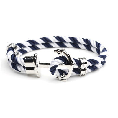 Navy Ship Anchor Handmade Bracelet